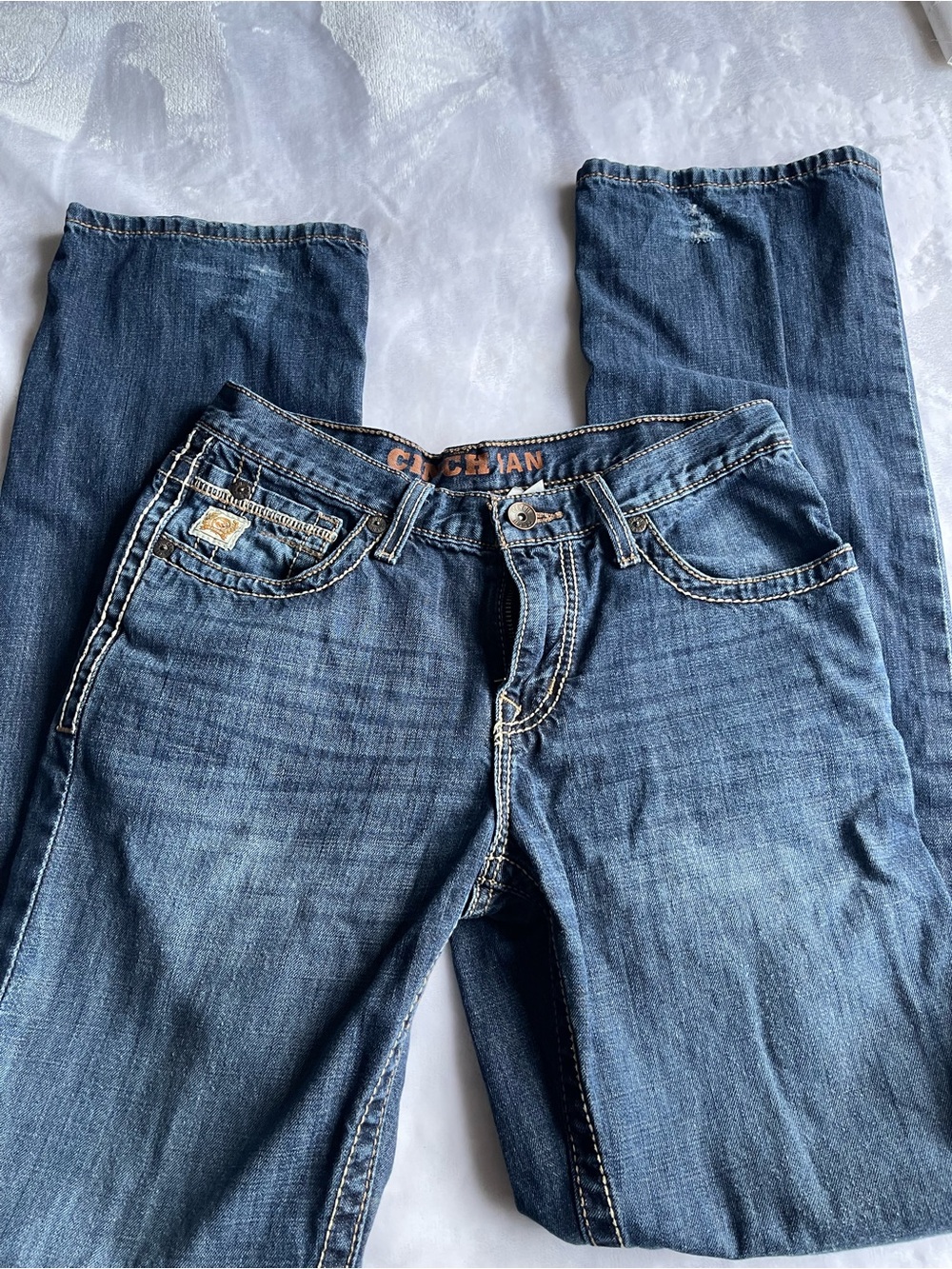 Cinch women Dark Blue Straight-Leg Jeans 29x34